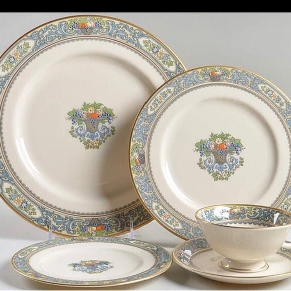 Lenox Autumn (Gold Back-Stamp) China 5 piece set